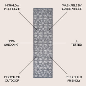 Talaia Neutral Geometric Indoor/outdoor Area Rug
